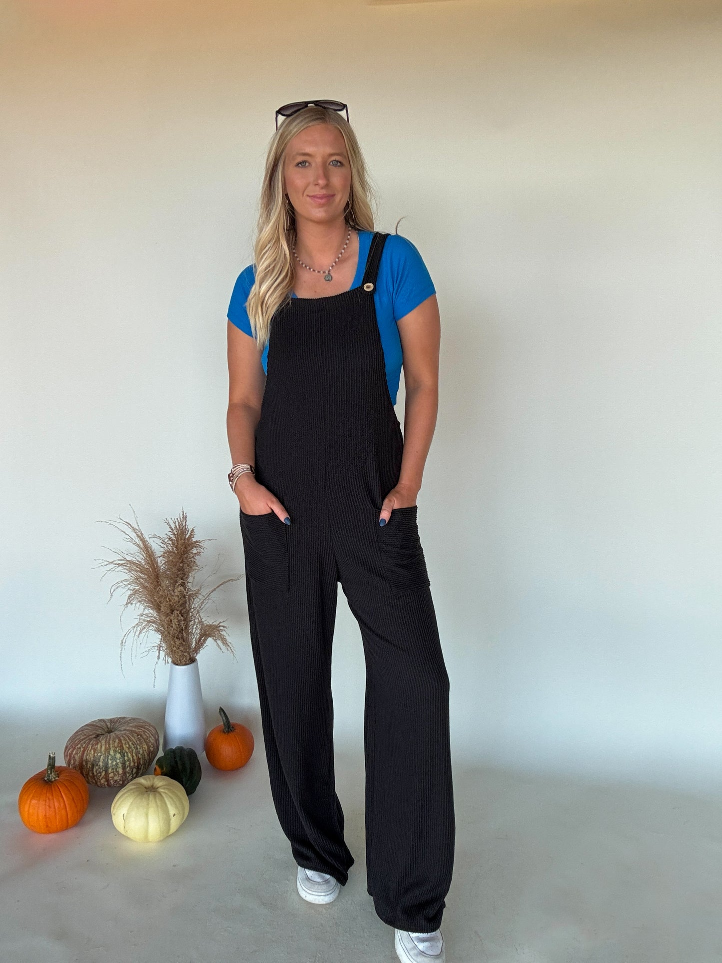 Feeling Alright Jumpsuit - Black