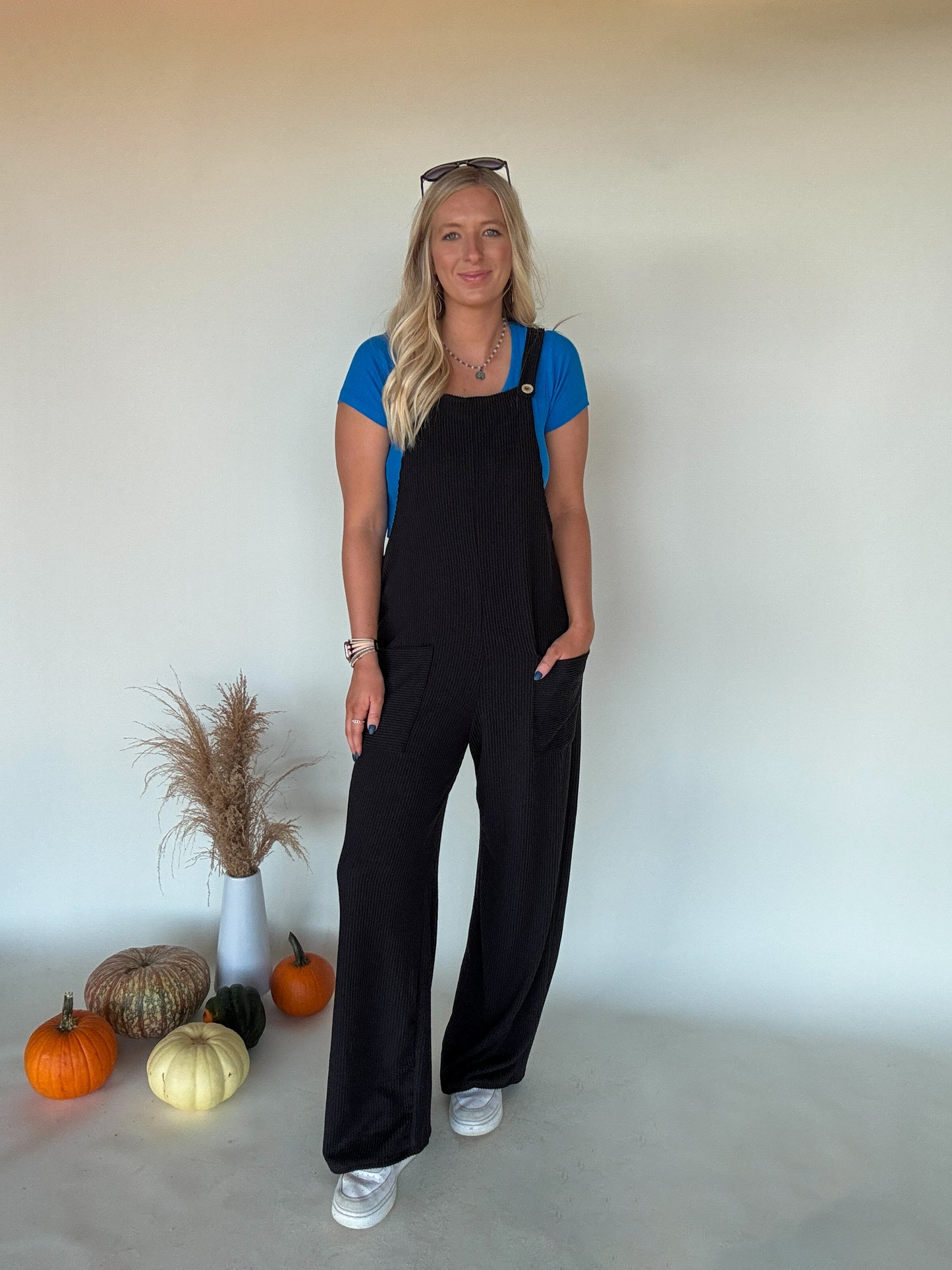 Feeling Alright Jumpsuit - Black