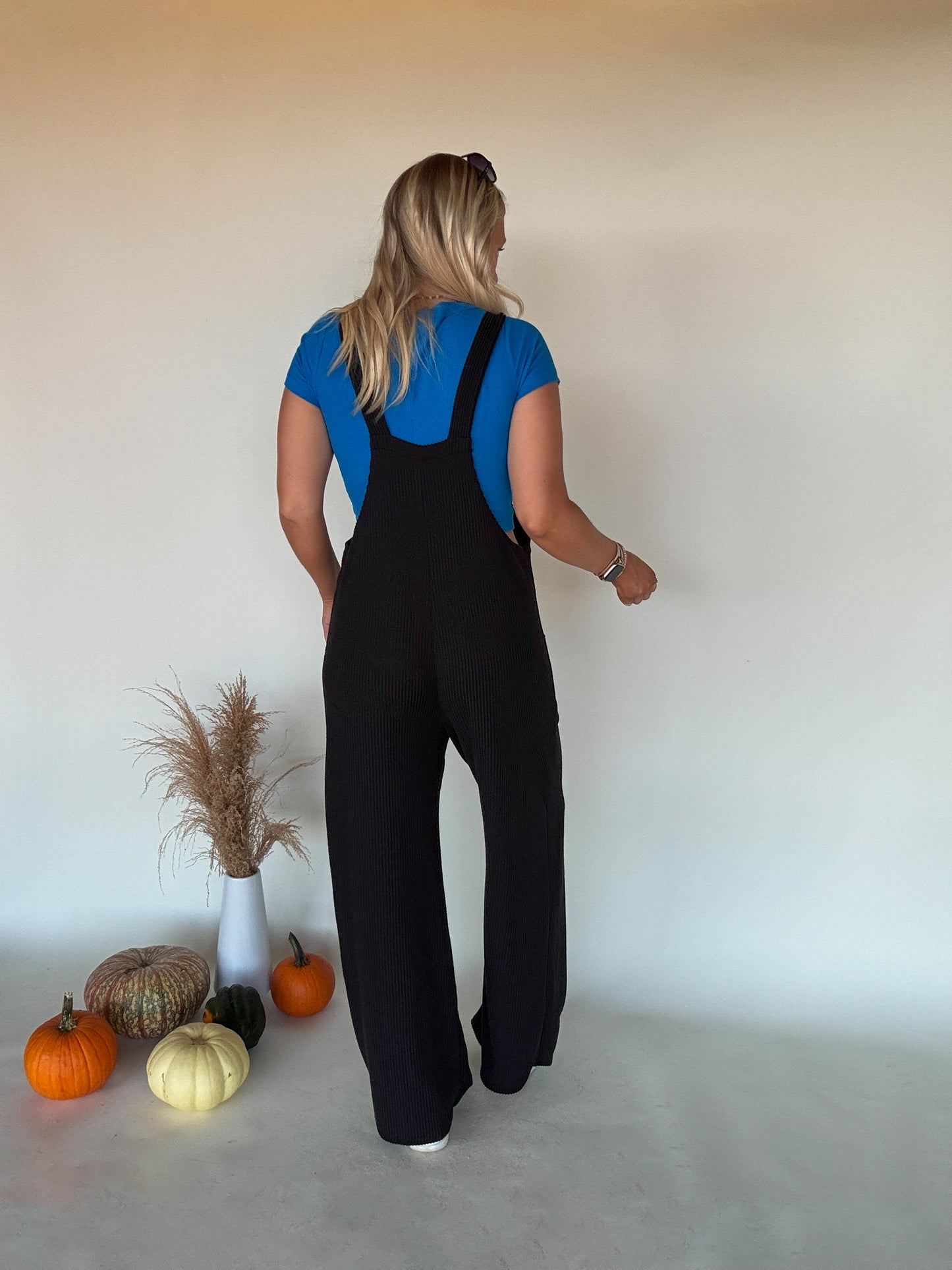 Feeling Alright Jumpsuit - Black