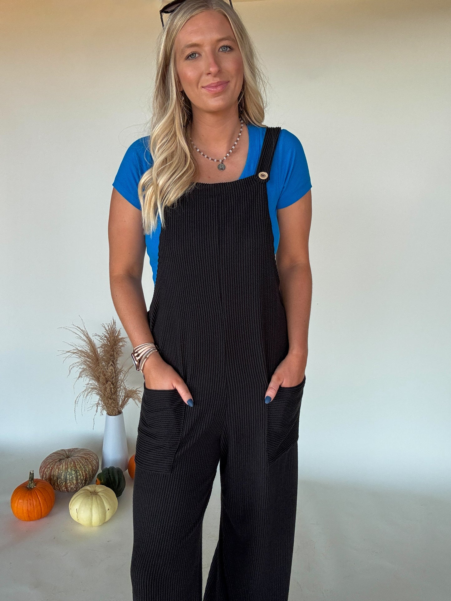 Feeling Alright Jumpsuit - Black