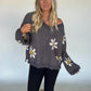 Golden Days Sweater - Charcoal