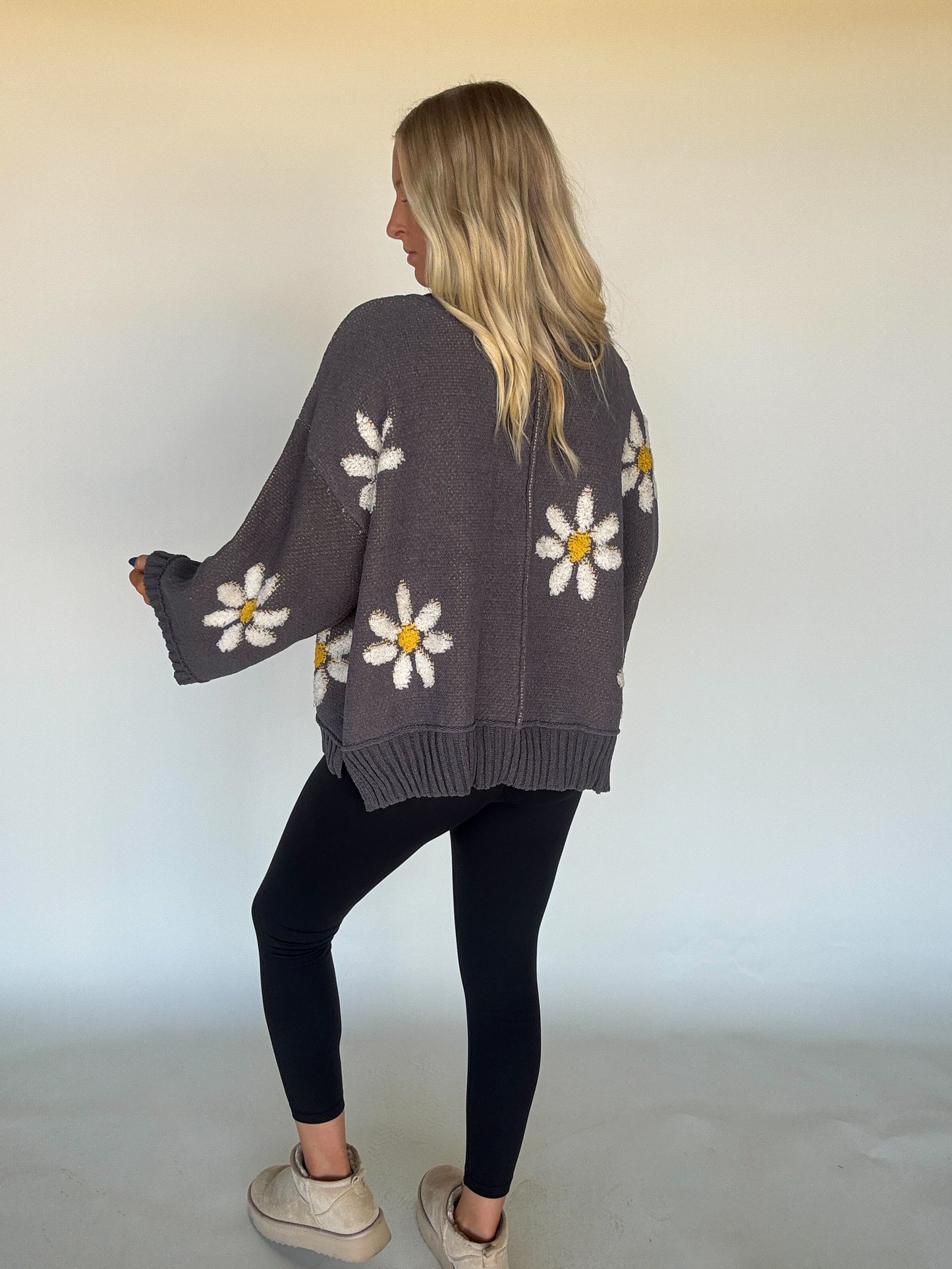 Golden Days Sweater - Charcoal