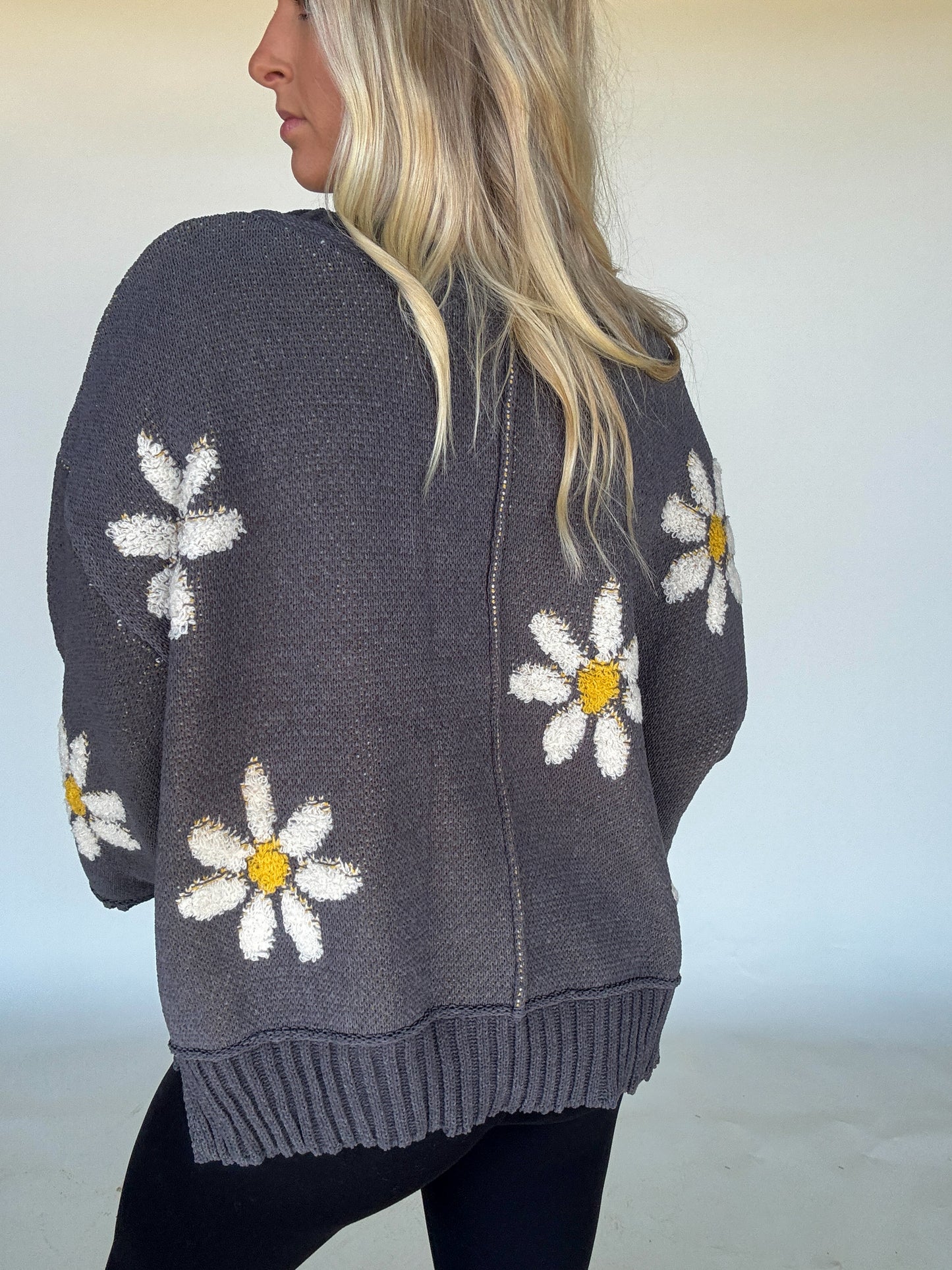 Golden Days Sweater - Charcoal