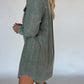 Olive Corduroy Dress