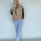 Cozy Up Sherpa Vest - Beige