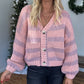 Pink Sweet Stripes Cardigan