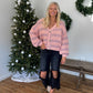 Pink Sweet Stripes Cardigan