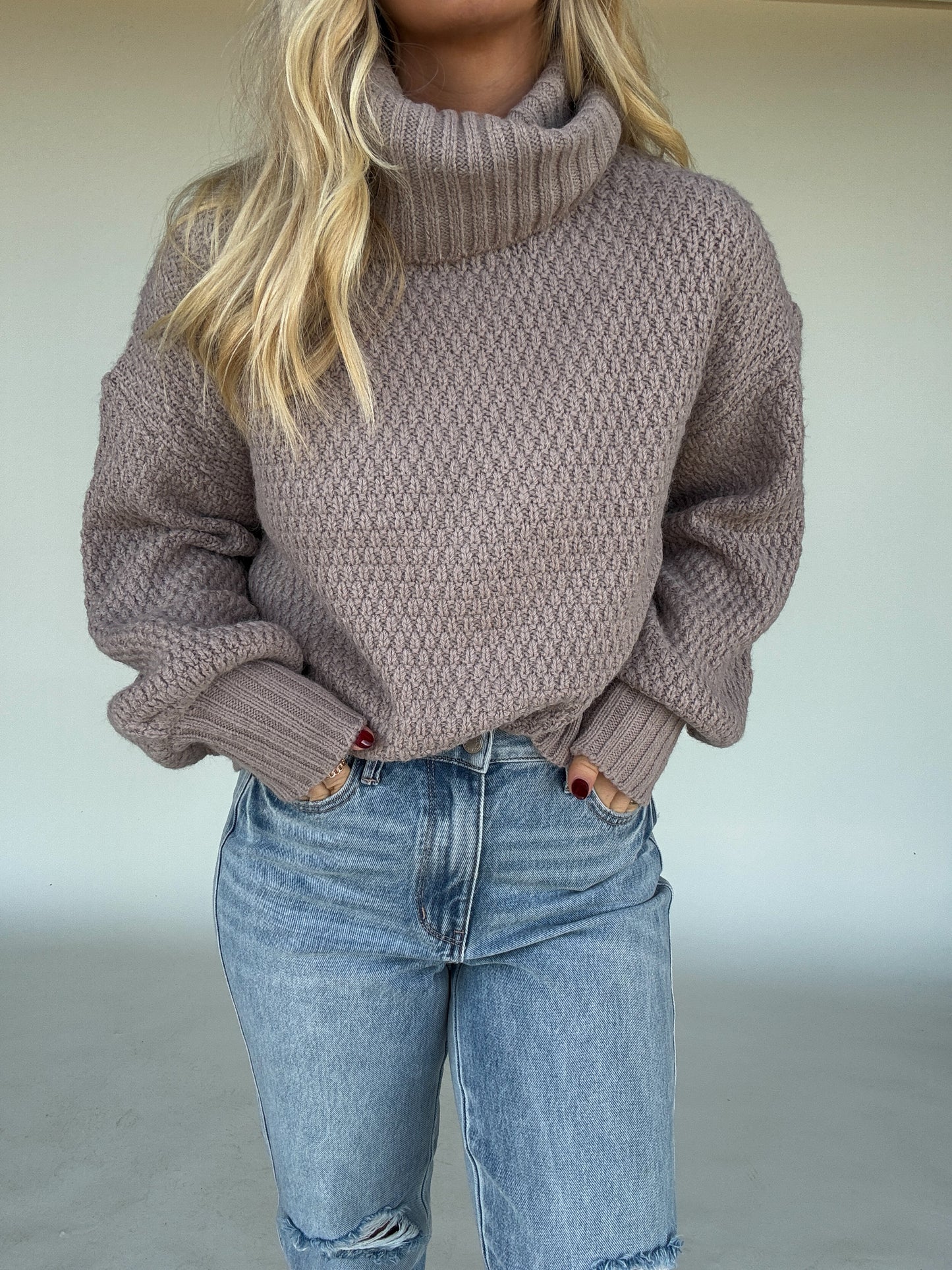 Home Sweet Home Turtleneck Sweater