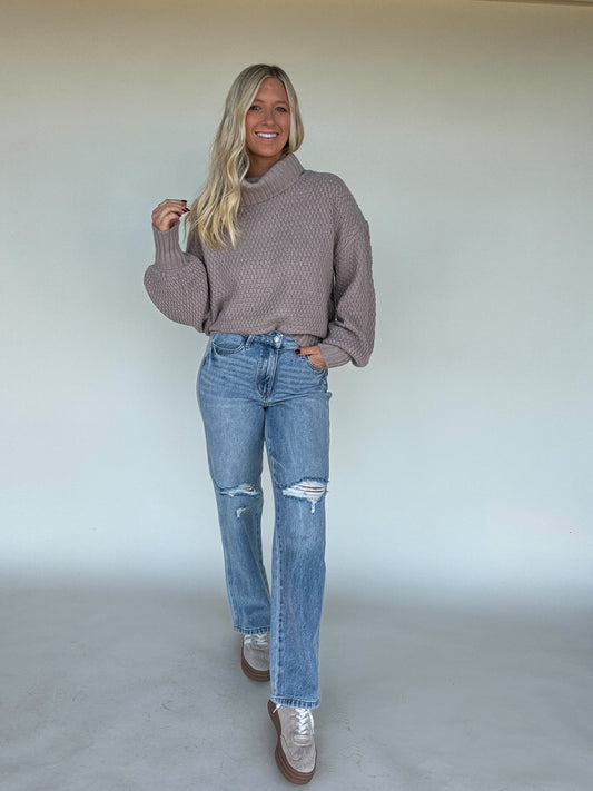 Home Sweet Home Turtleneck Sweater