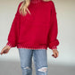 Carrie Oversized Mock Neck Sweater