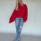 Carrie Oversized Mock Neck Sweater
