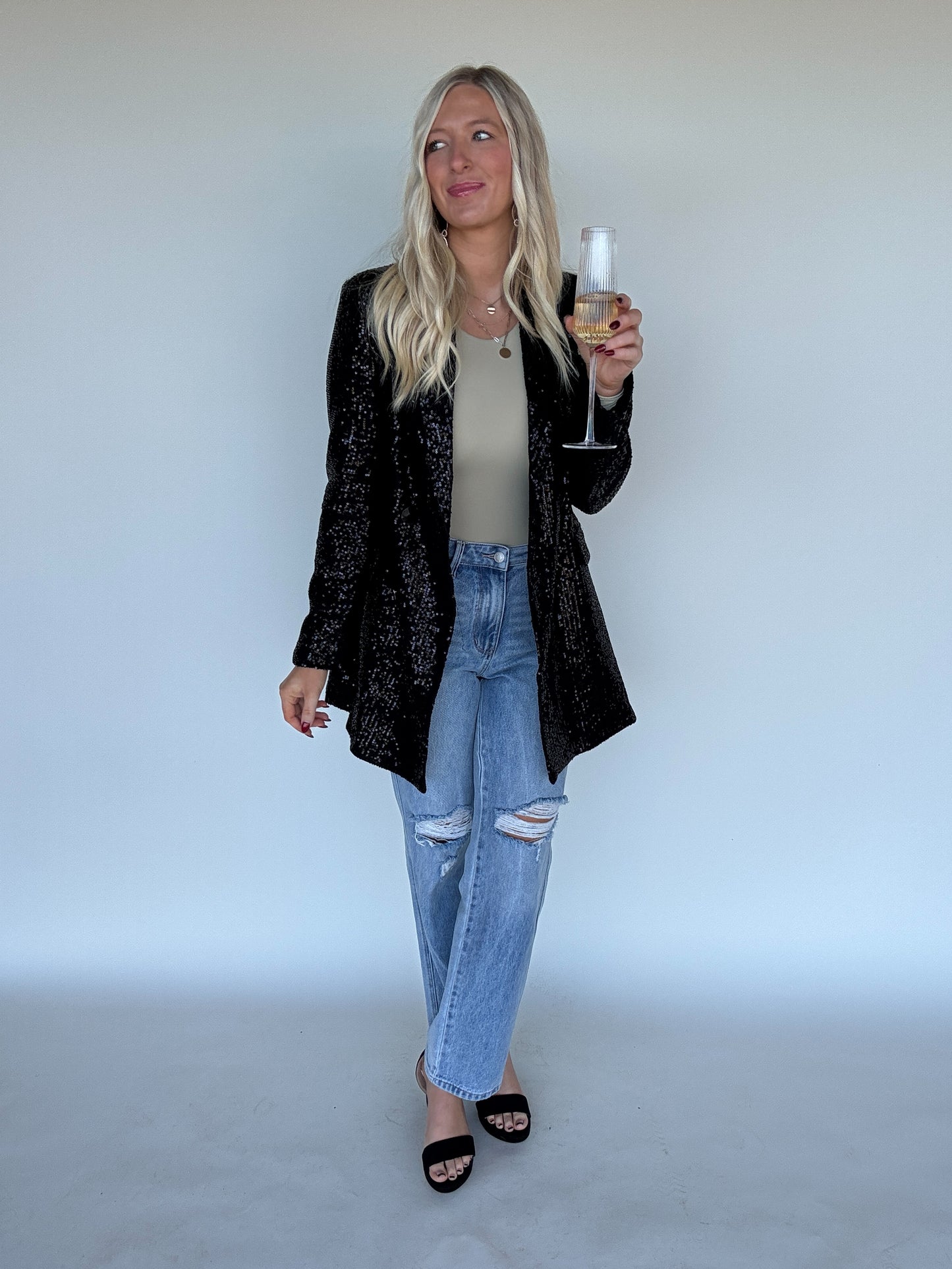 Clark Sequin Blazer