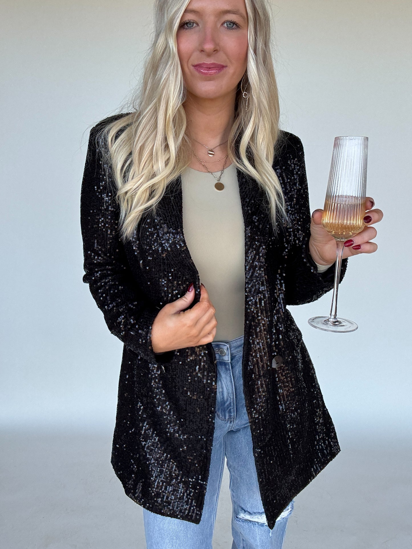Clark Sequin Blazer