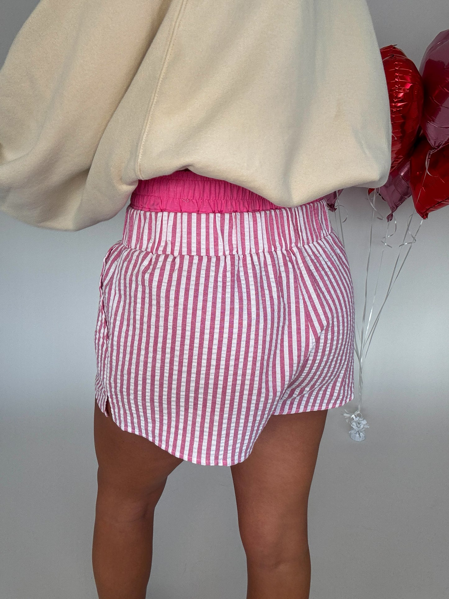 Mags Exposed Boxer Shorts - Pink