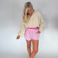 Mags Exposed Boxer Shorts - Pink