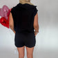 Take Me On Lounge Short Set - Black
