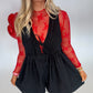 Brooklyn Denim Romper - Black