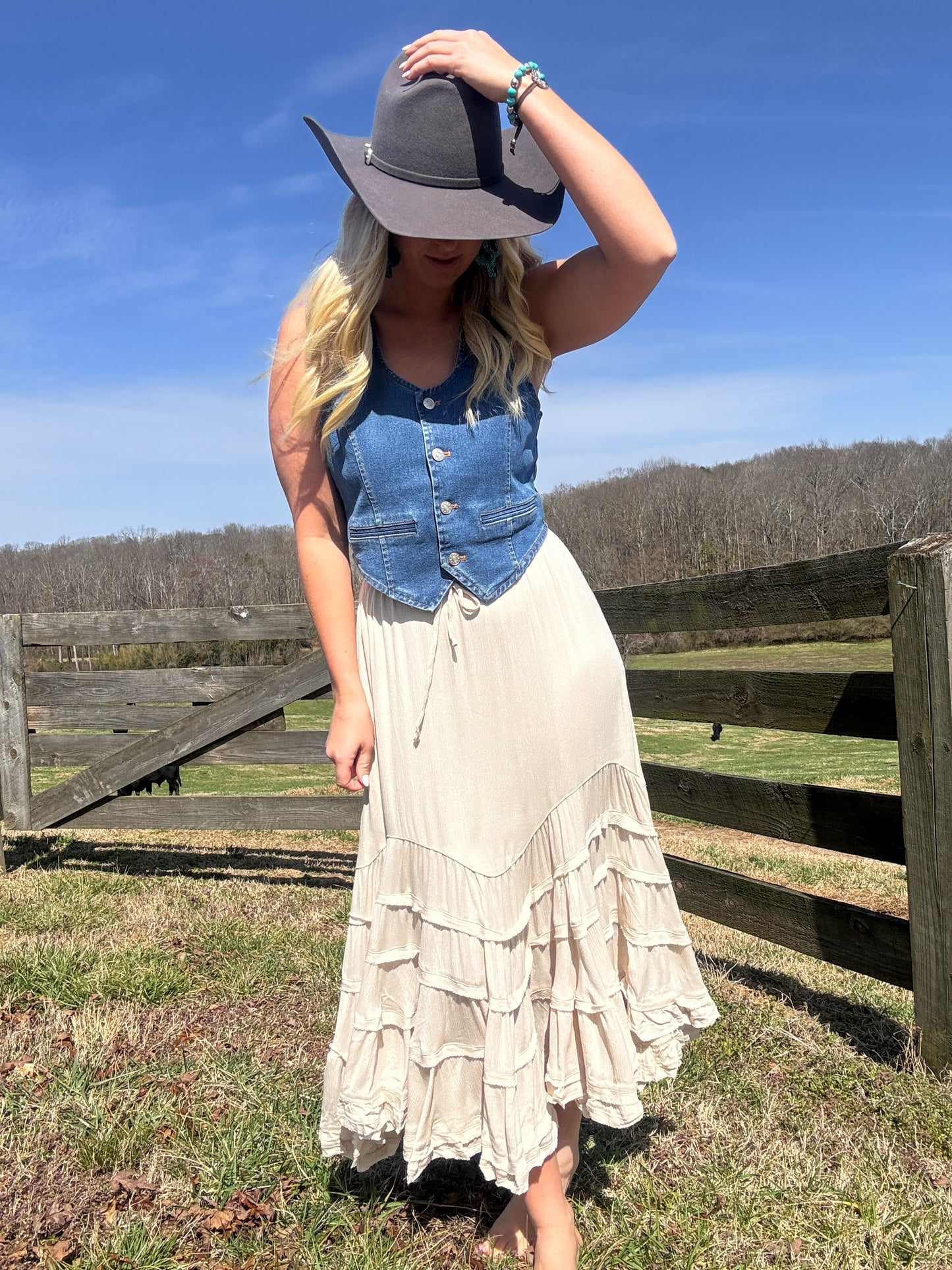 Miss Bell Tiered Skirt