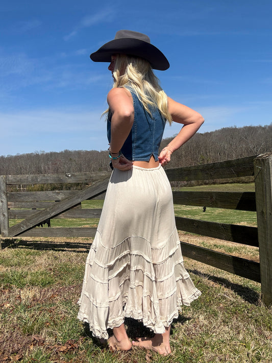 Miss Bell Tiered Skirt