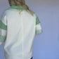 French Terry Knit Color Block - Sage