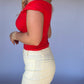 Tanner Asymmetrical Top - Red