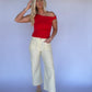 Tanner Asymmetrical Top - Red