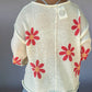 Golden Days Lightweight Sweater - Ivory/coral