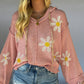 Golden Days Lightweight Sweater - Strawberry Milk