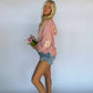 Golden Days Lightweight Sweater - Strawberry Milk