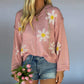 Golden Days Lightweight Sweater - Strawberry Milk