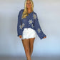 Golden Days Lightweight Sweater - Evening Blue