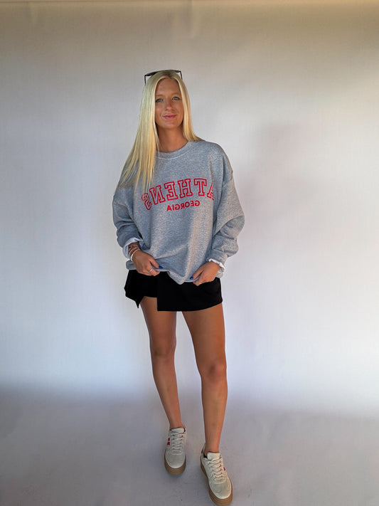 Athens Georgia Crewneck - Ash Gray