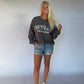 Football Season Crewneck - Charcoal