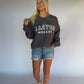 Football Season Crewneck - Charcoal