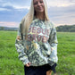 JESUS SAVES Camo Crewneck