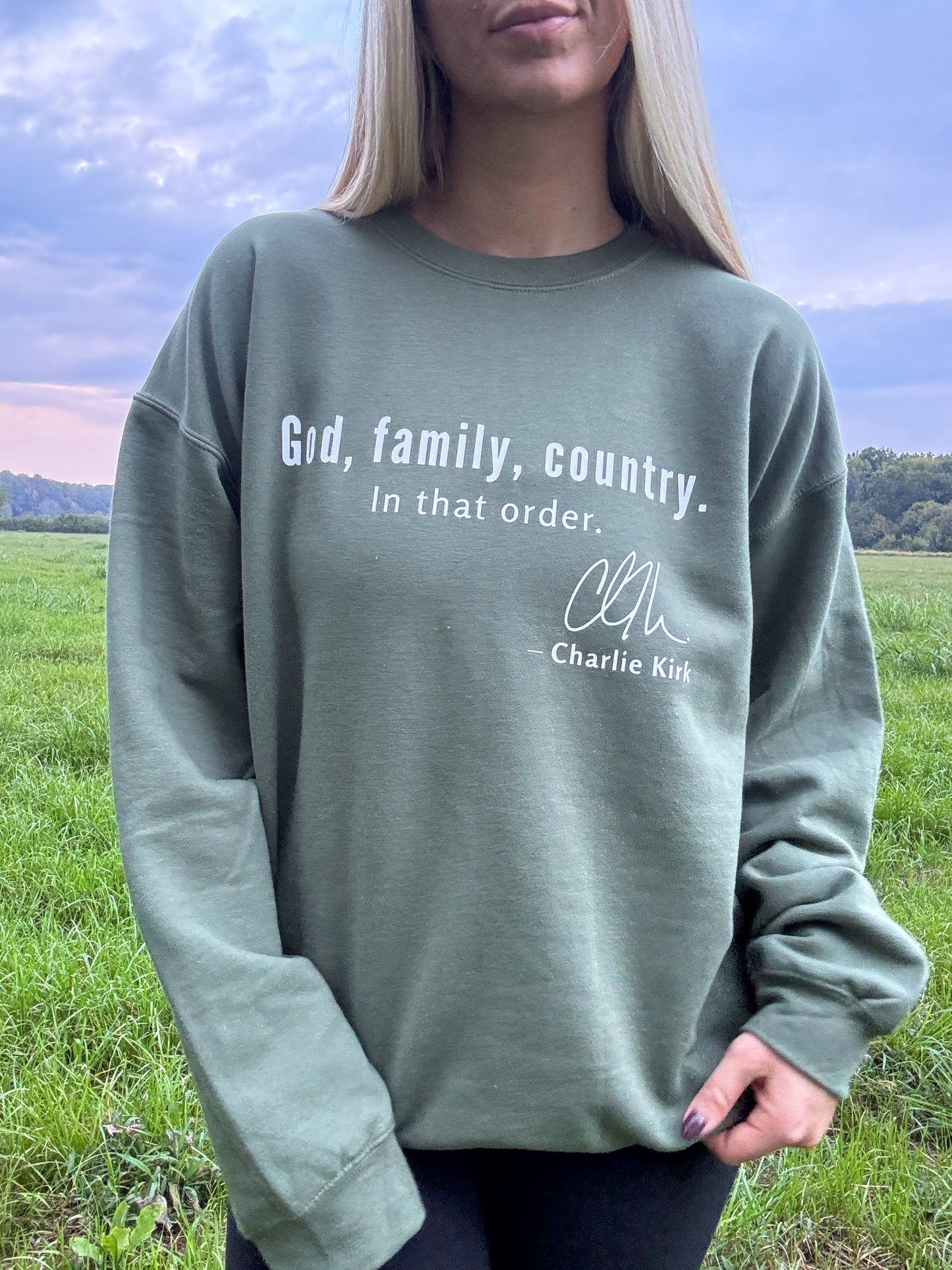 Charlie Kirk Crewneck