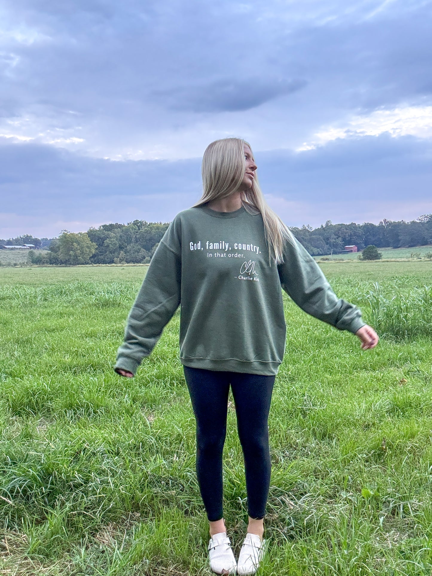 Charlie Kirk Crewneck