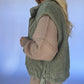 Cozy Up Sherpa Vest - Olive