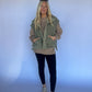 Cozy Up Sherpa Vest - Olive