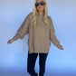 Cozy Classic Oversized Sweater - Mocha