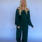 Meg Knit Jumpsuit - Hunter Green