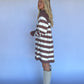 Stacy Striped Knit Sweater Dress