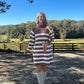 Stacy Striped Knit Sweater Dress