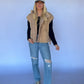 Cozy Up Sherpa Vest - Beige