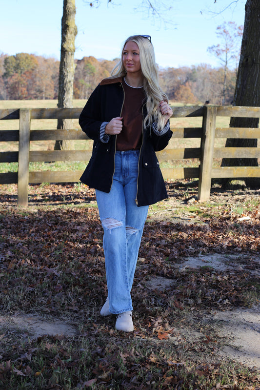 Leigha Basic Tee - Chestnut