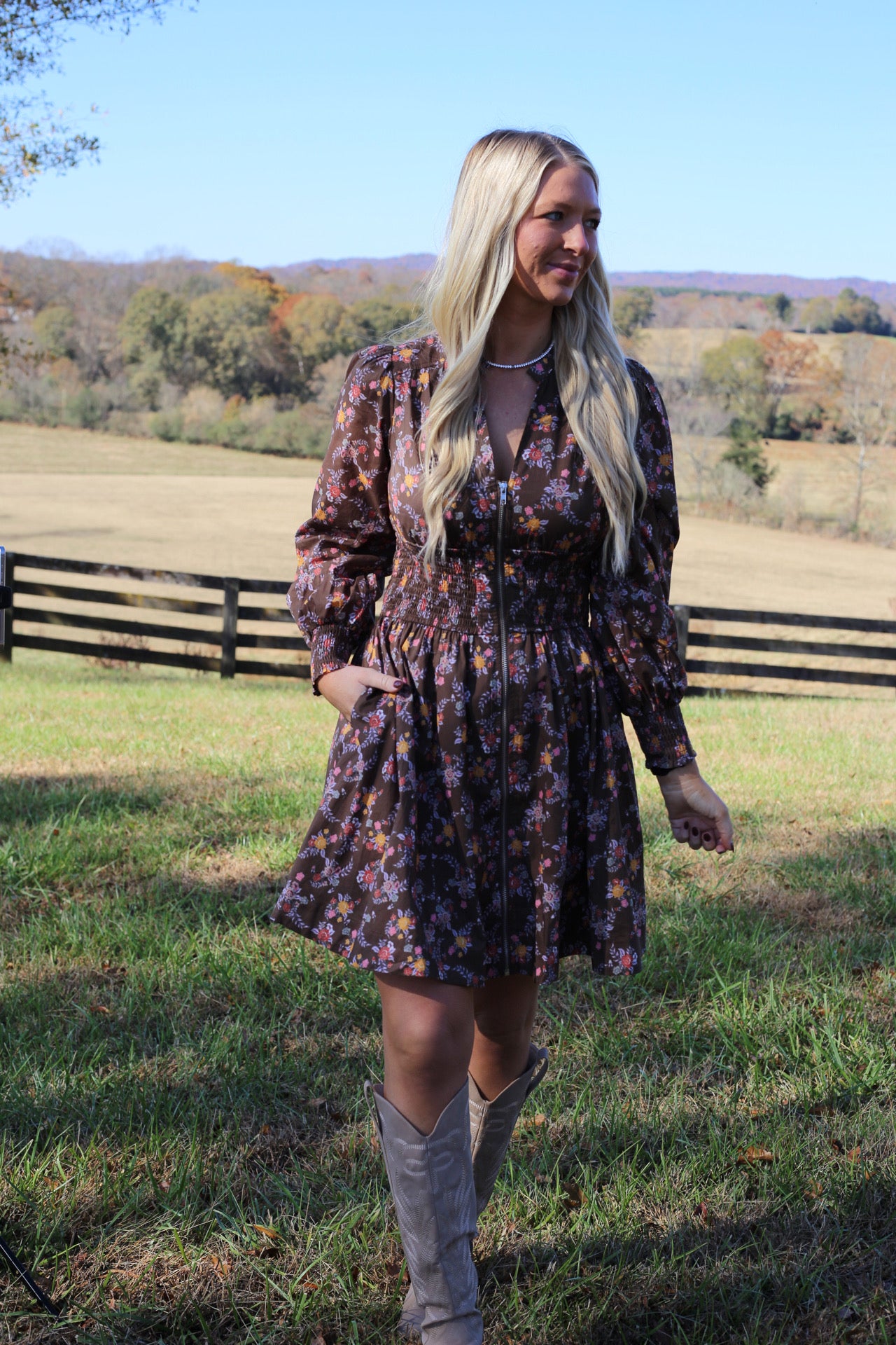 Kara Floral Mini Dress