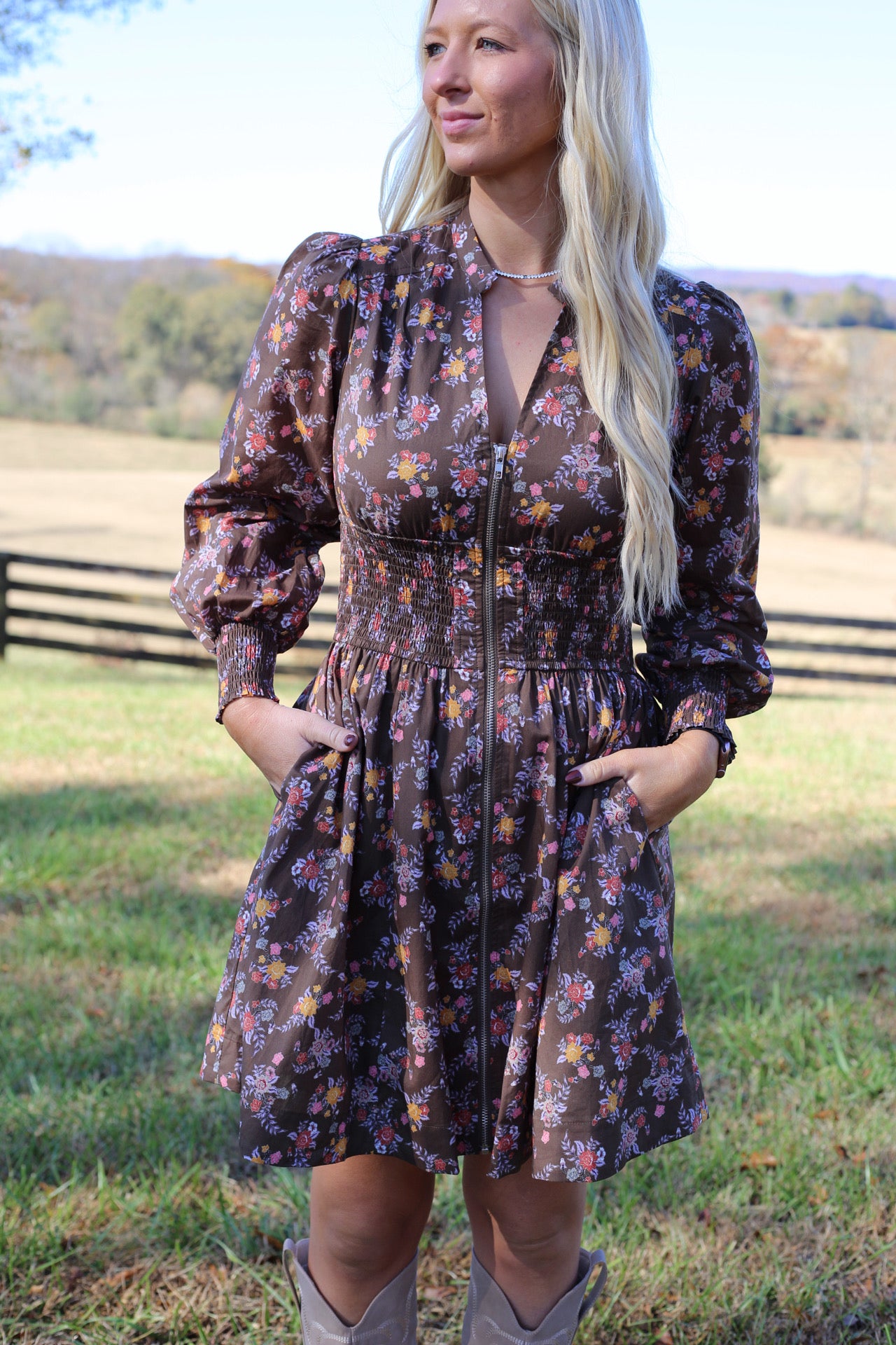 Kara Floral Mini Dress