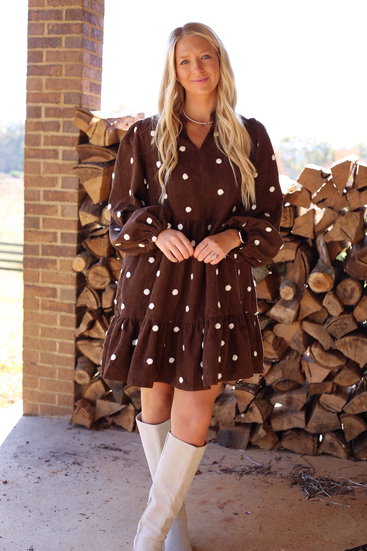 Penny Polka Dot Mini Dress