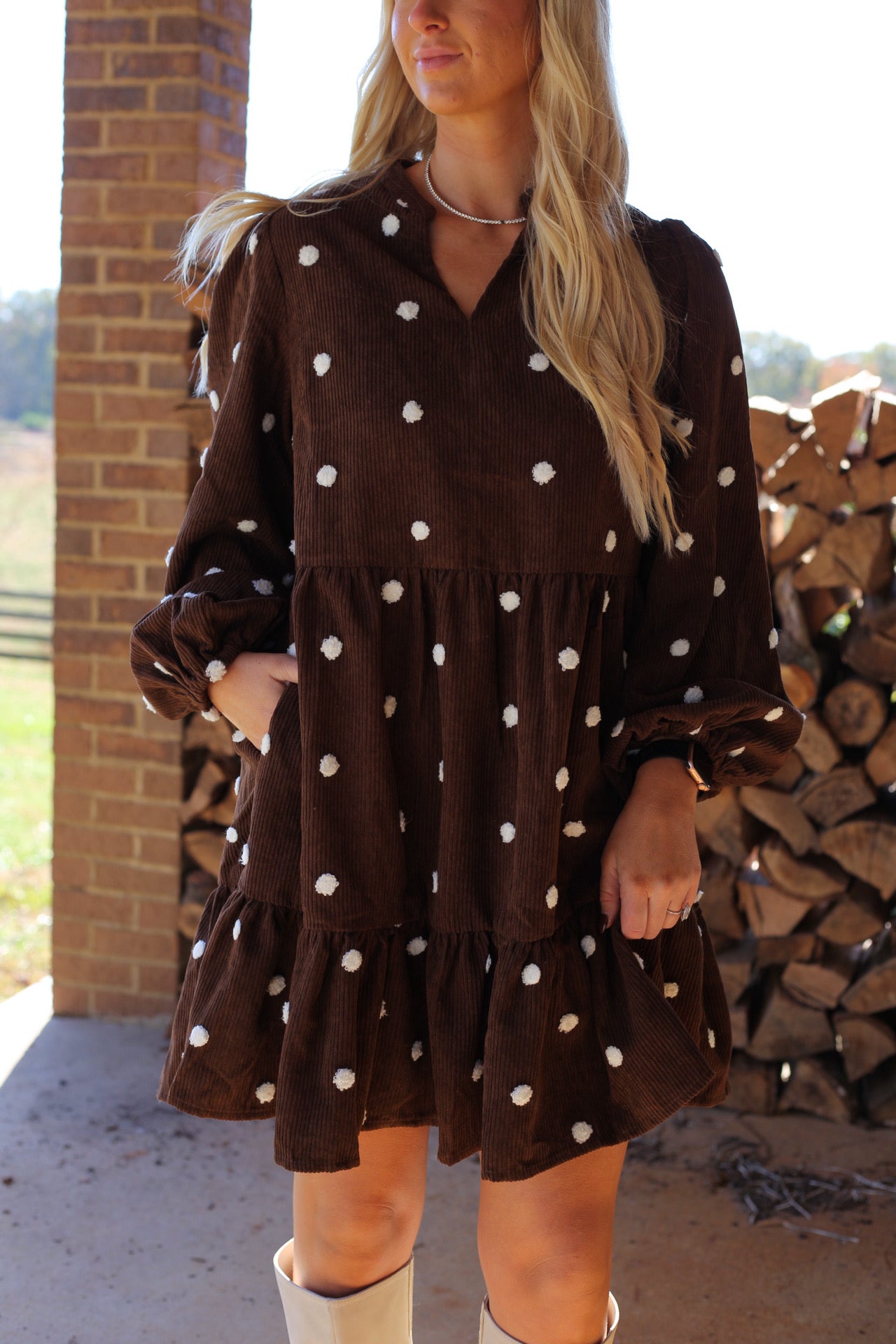 Penny Polka Dot Mini Dress