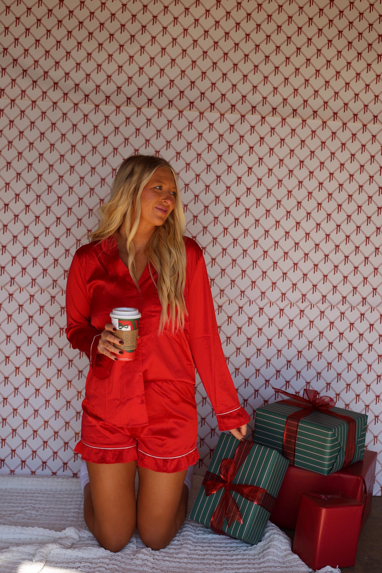 Sweet Dreams Pajama Set - Red